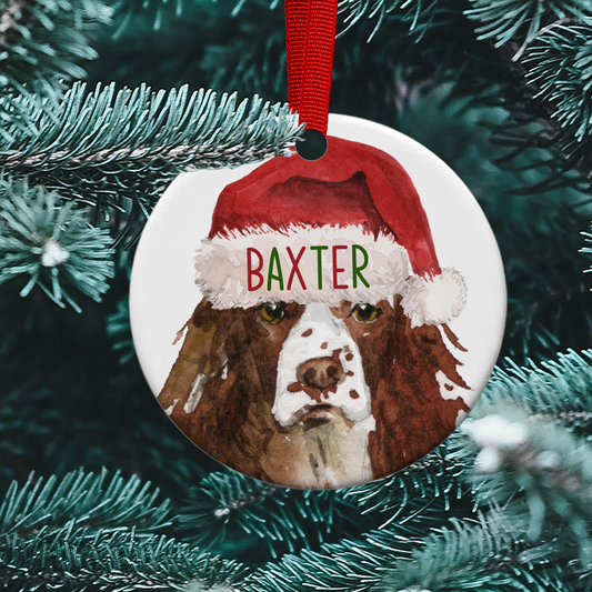 Springer Spaniel Christmas Bauble