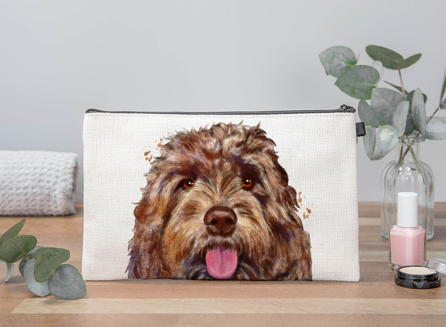 Cockapoo Makeup Bag