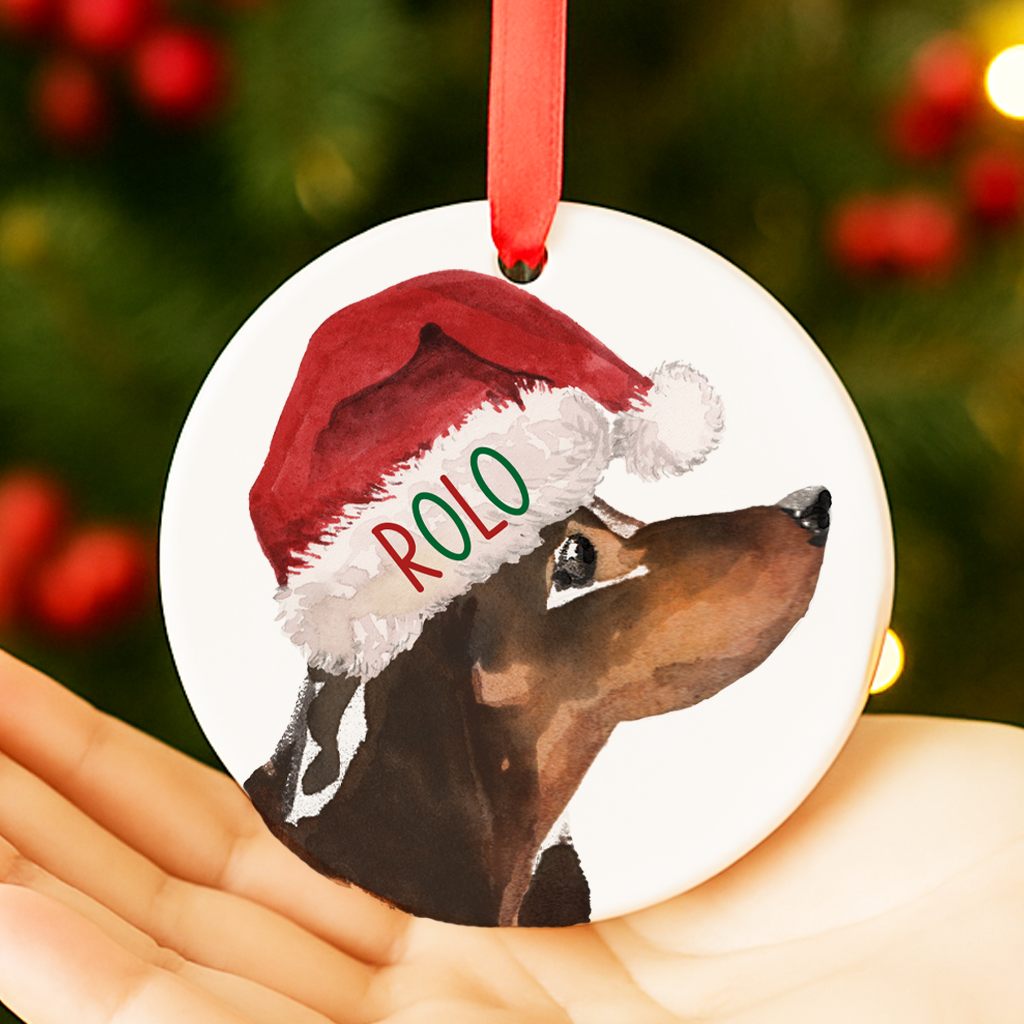 Dachshund Christmas Decoration