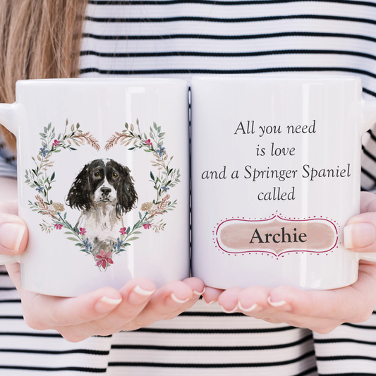 Love and a Springer Spaniel Mug