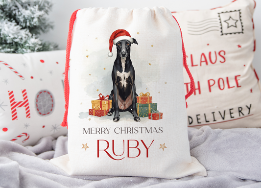 Greyhound Christmas Sack