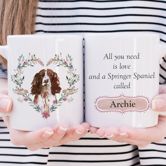 Love and a Springer Spaniel Mug