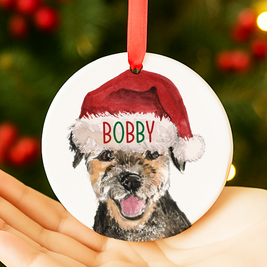 Border Terrier  Christmas Decoration