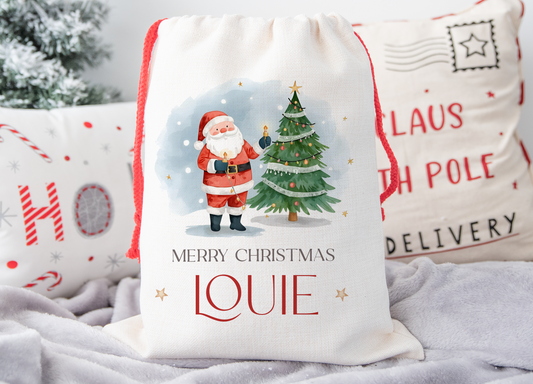 Personalised Santa Christmas Sack