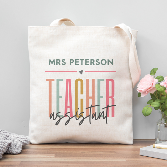 Teacher Assisatnt Tote Bag