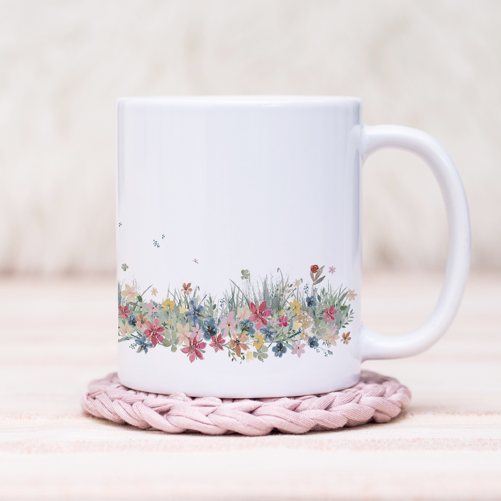 Chihuahua Floral Wrap Mug