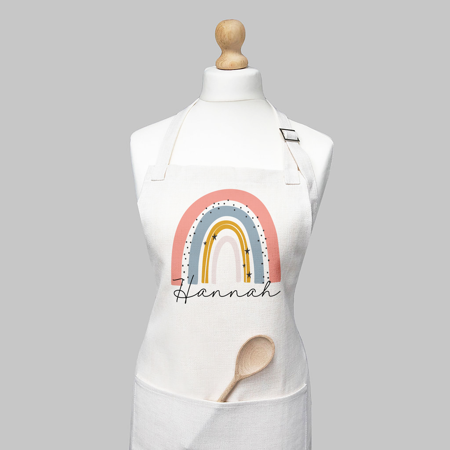 Rainbow Name Apron