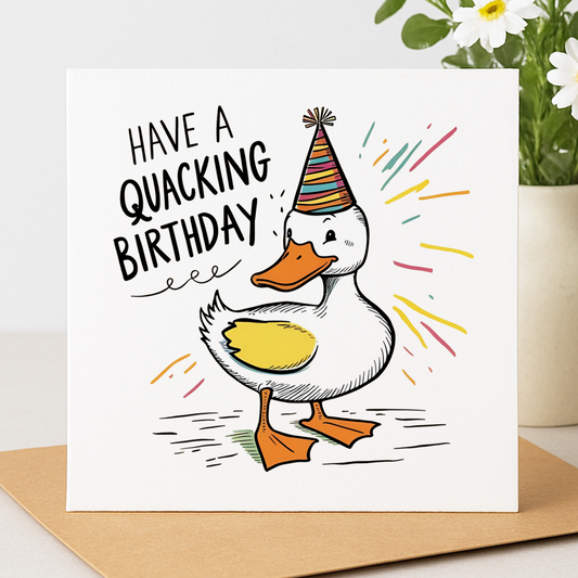 Quacking Birthday Card