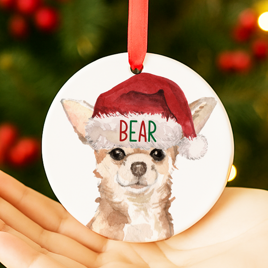 Chihuahua Christmas Decoration