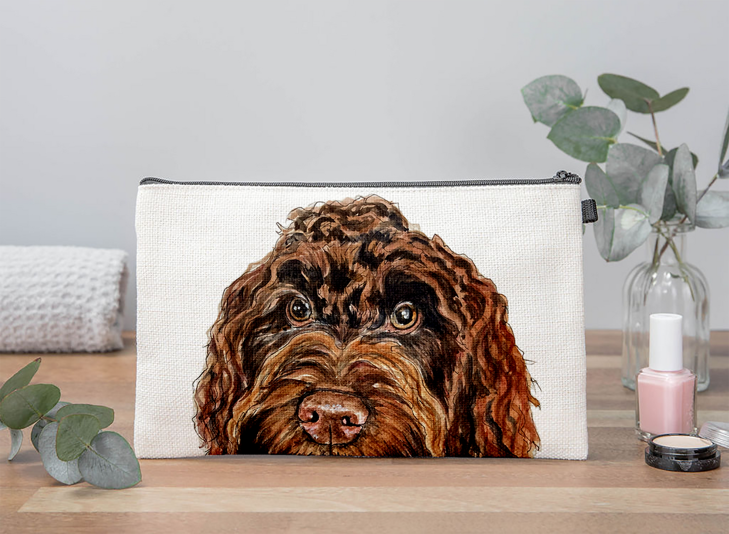 Cockapoo Makeup Bag