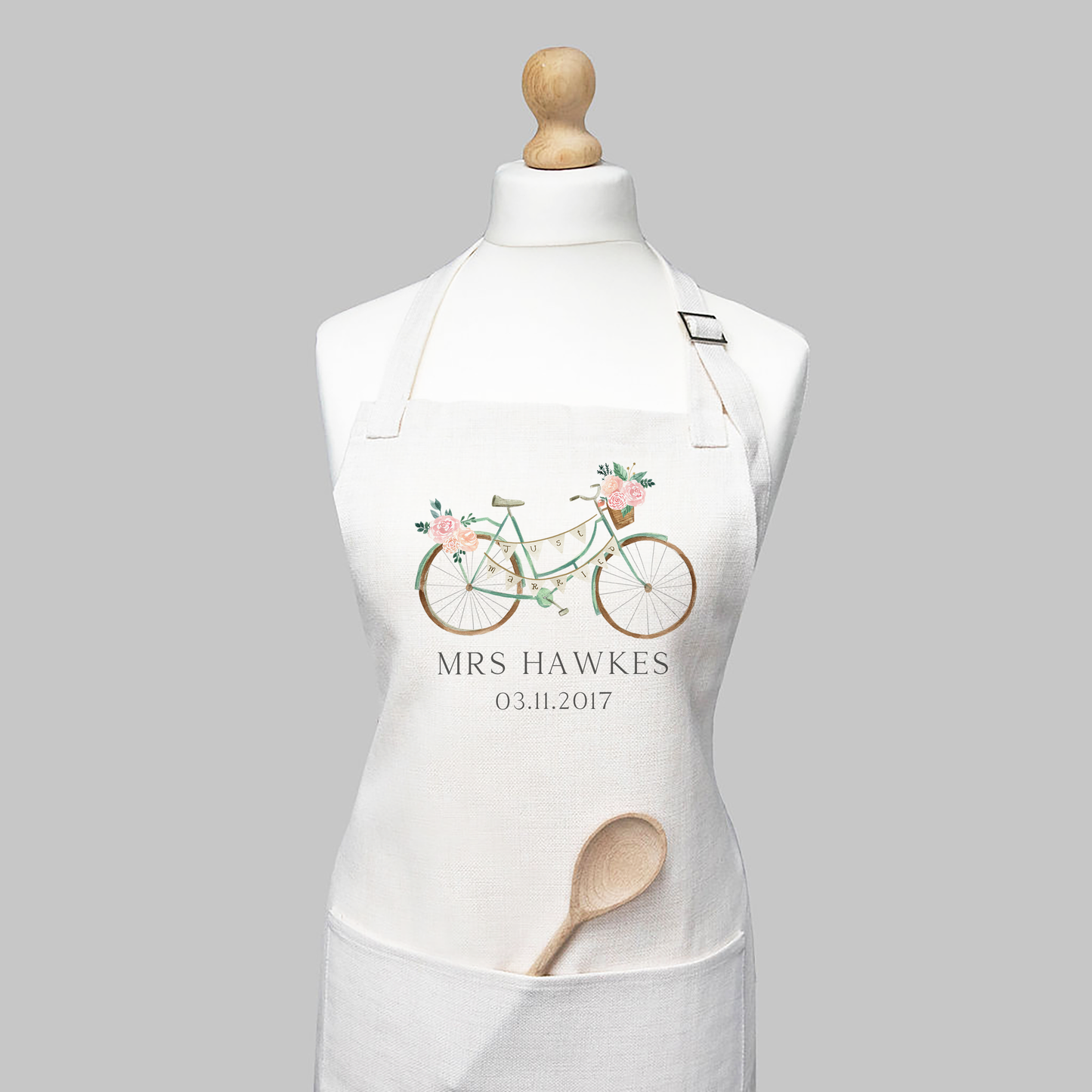 Wedding Bicycle Apron