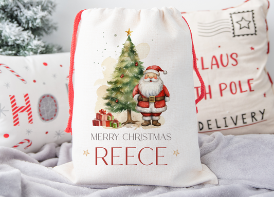 Personalised Santa Christmas Sack
