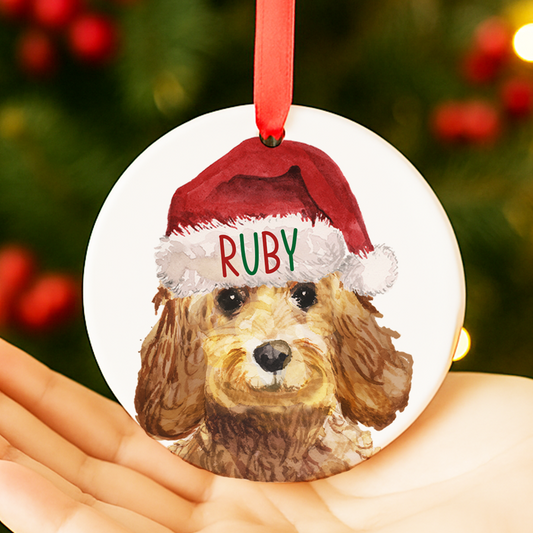 Cockapoo Christmas Decoration