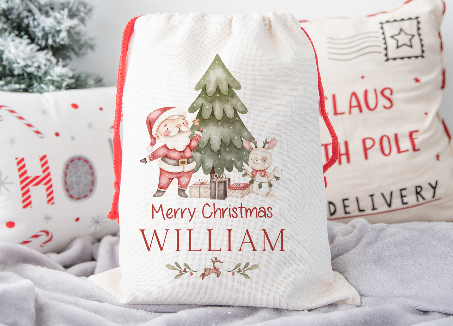 Personalised Santa Christmas Sack