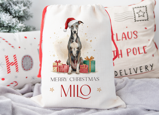 Greyhound Christmas Sack