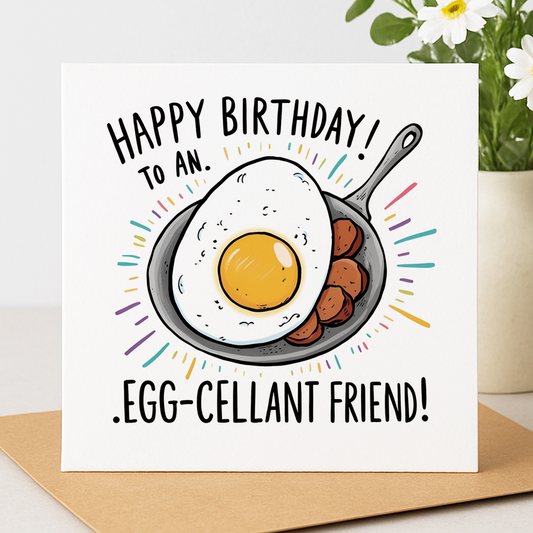 Egg-cellent Friend Card