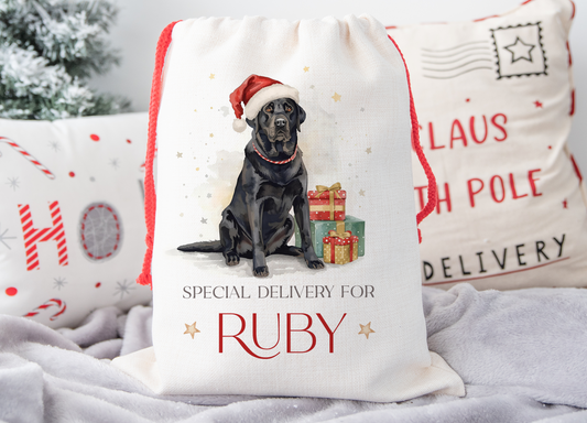 Labrador Christmas Sack