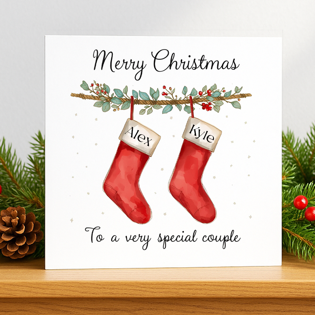 Personalised Special Couple Christmas Card