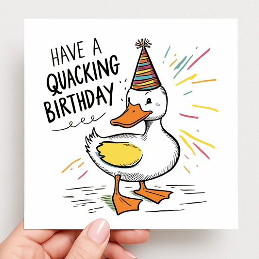 Quacking Birthday Card