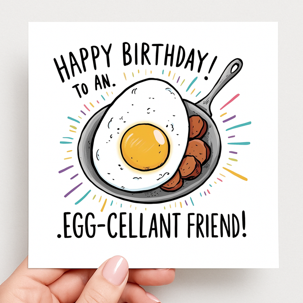 Egg-cellent Friend Card