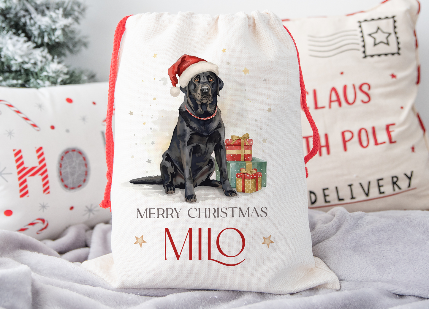 Labrador Christmas Sack