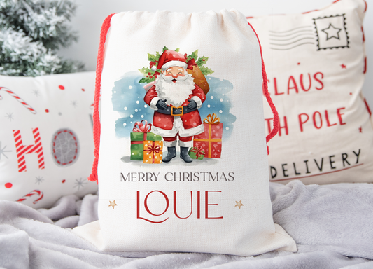 Personalised Santa Christmas Sack