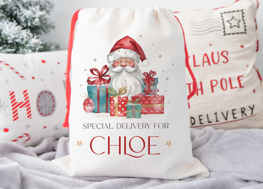 Personalised Santa Christmas Sack