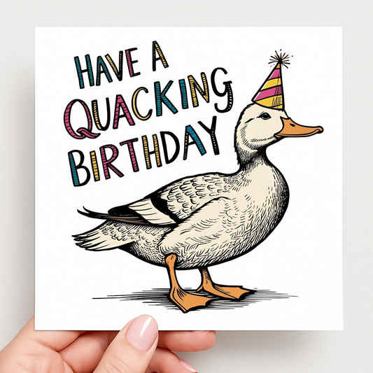 Quacking Birthday Card