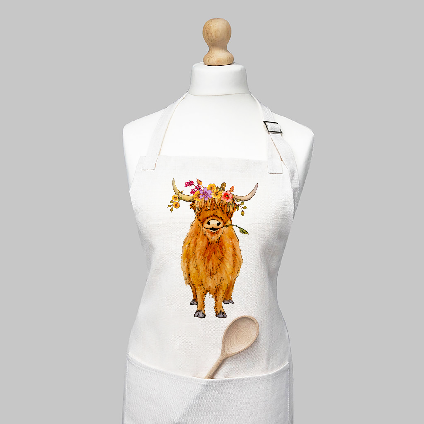 Highland Cow Apron