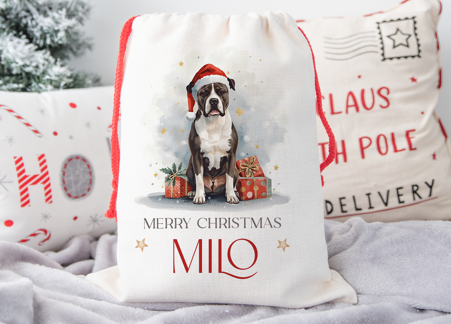 Staffie Christmas Sack