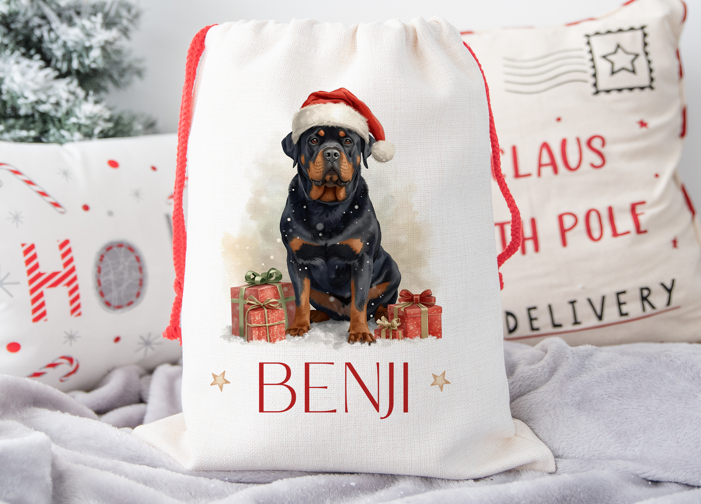 Rottweiler Christmas Sack