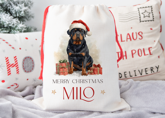 Rottweiler Christmas Sack