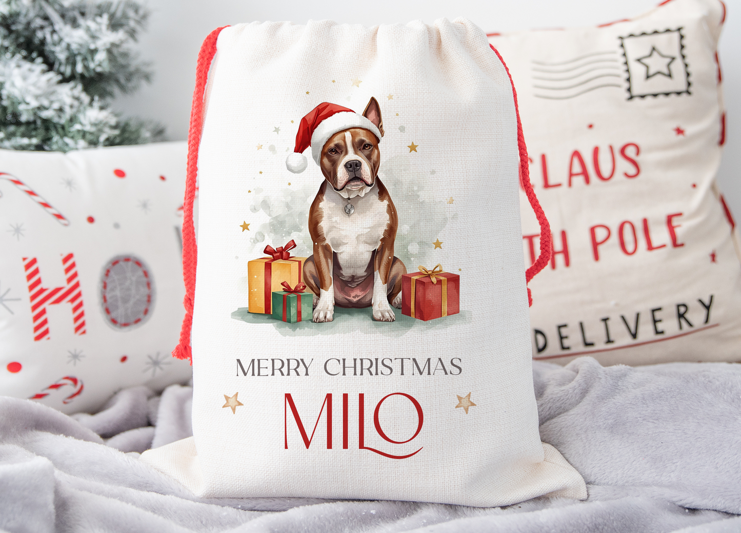 Staffie Christmas Sack