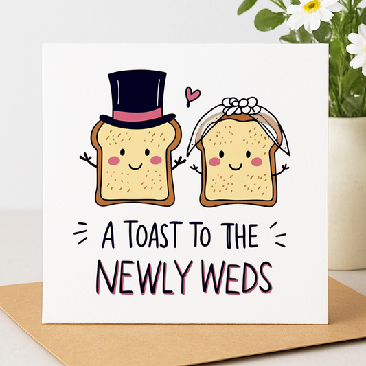 A Toast to the Newlyweds Card