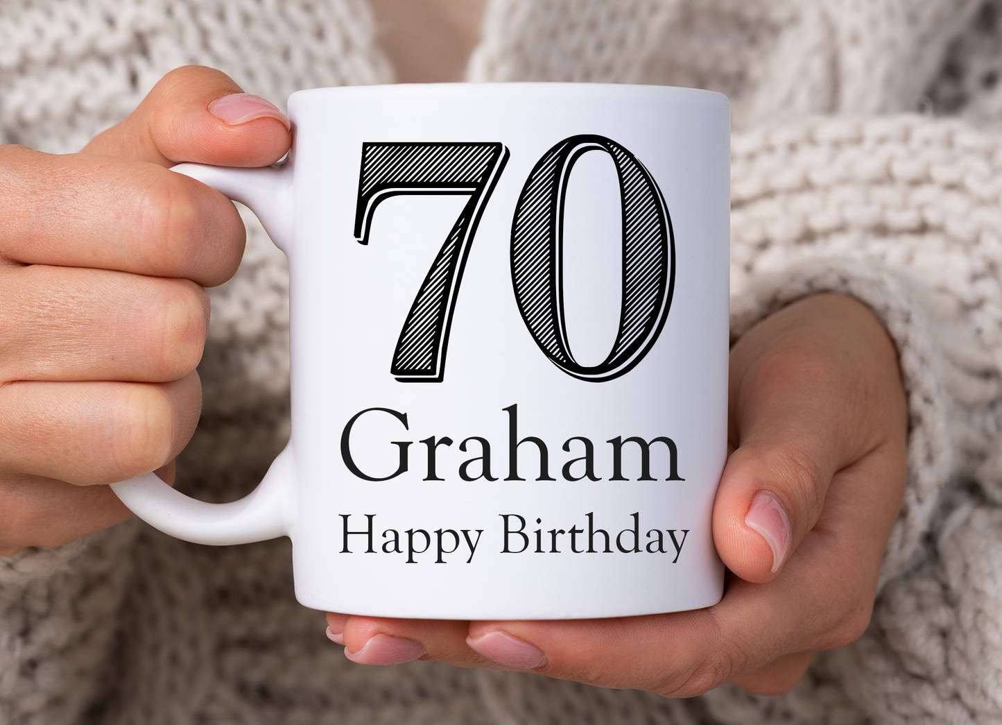 70th Birthday Mug