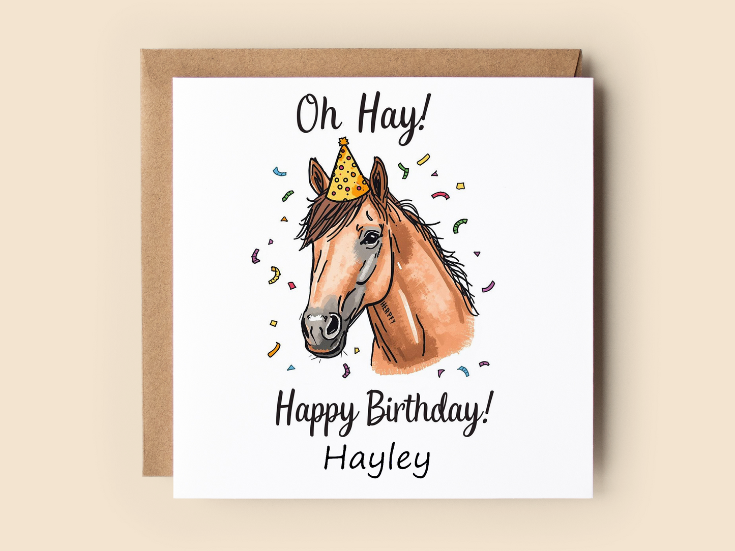 Oh Hay it's your birthday card