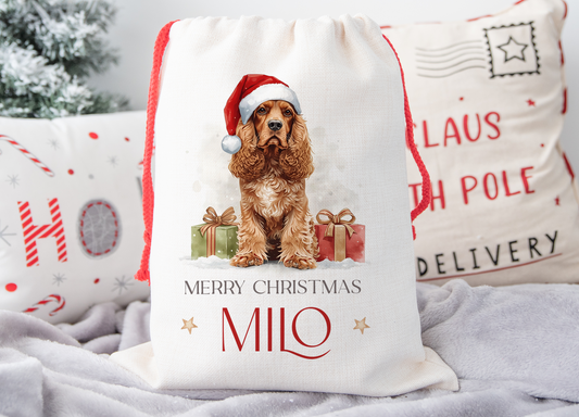 Spaniel Christmas Sack (Copy)