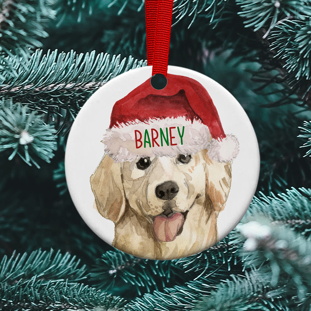 Golden Retriever Christmas Bauble