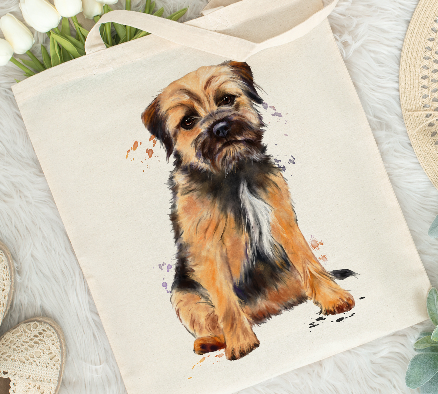 Border Terrier Tote Bag