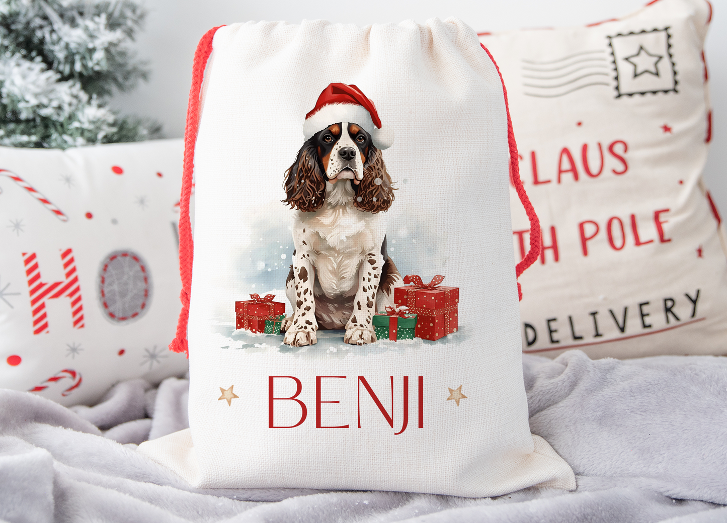 Spaniel Christmas Sack