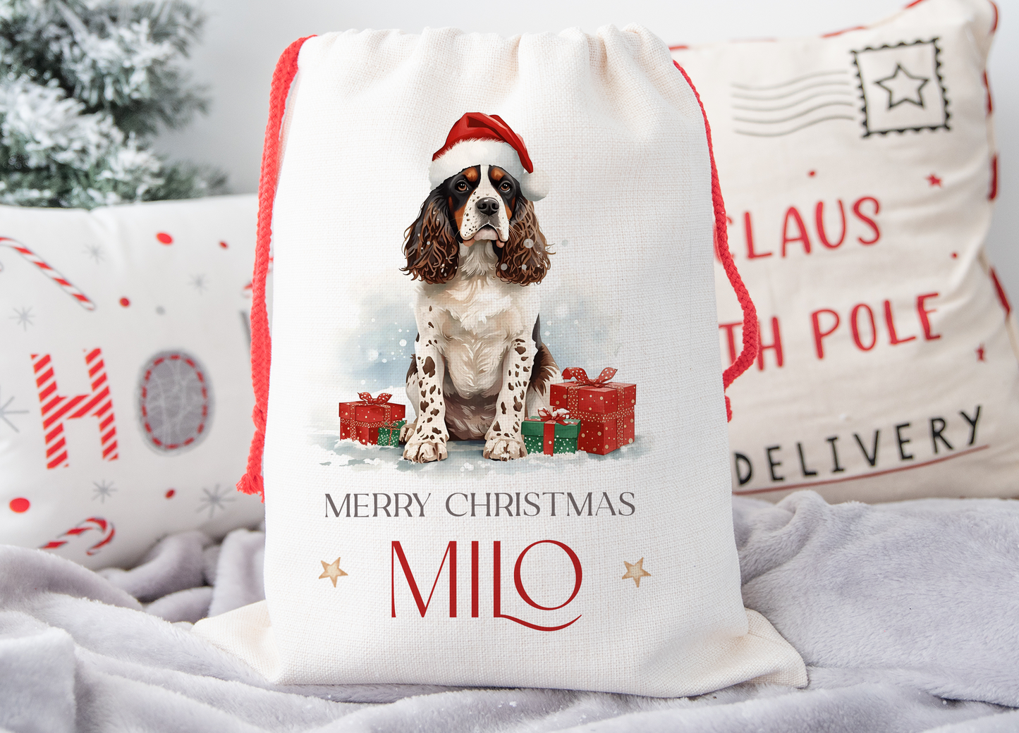Spaniel Christmas Sack