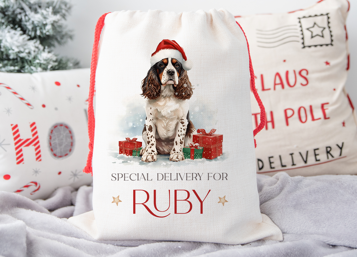 Spaniel Christmas Sack
