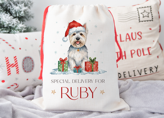 Westie Christmas Sack