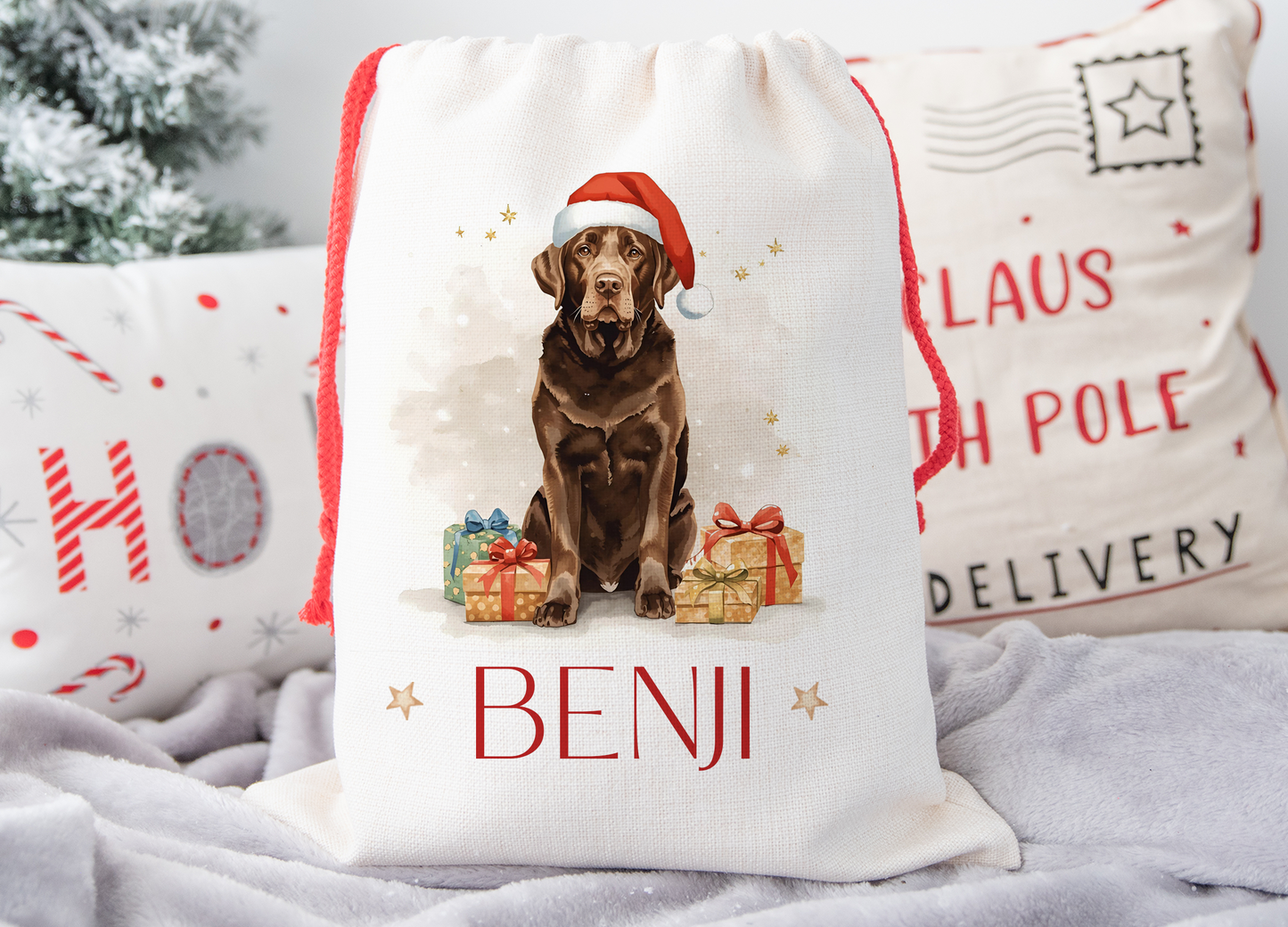 Labrador Christmas Sack