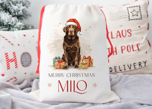Labrador Christmas Sack