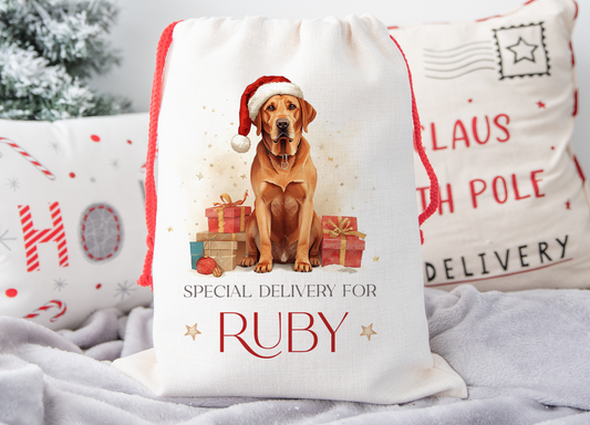 Labrador Christmas Sack
