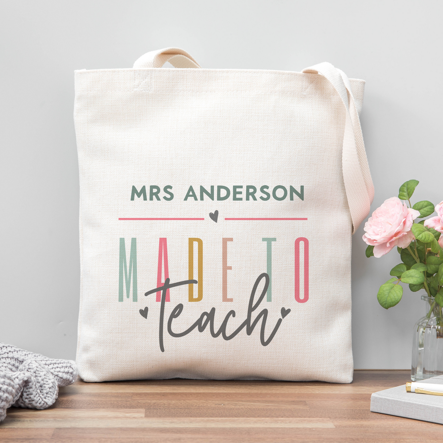 Made To Teach Tote Bag