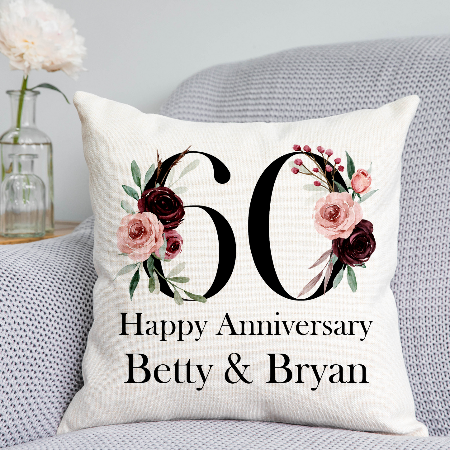 60th Anniversary Cushion