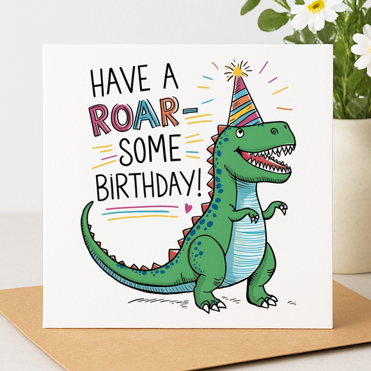 Roar-some Birthday Card