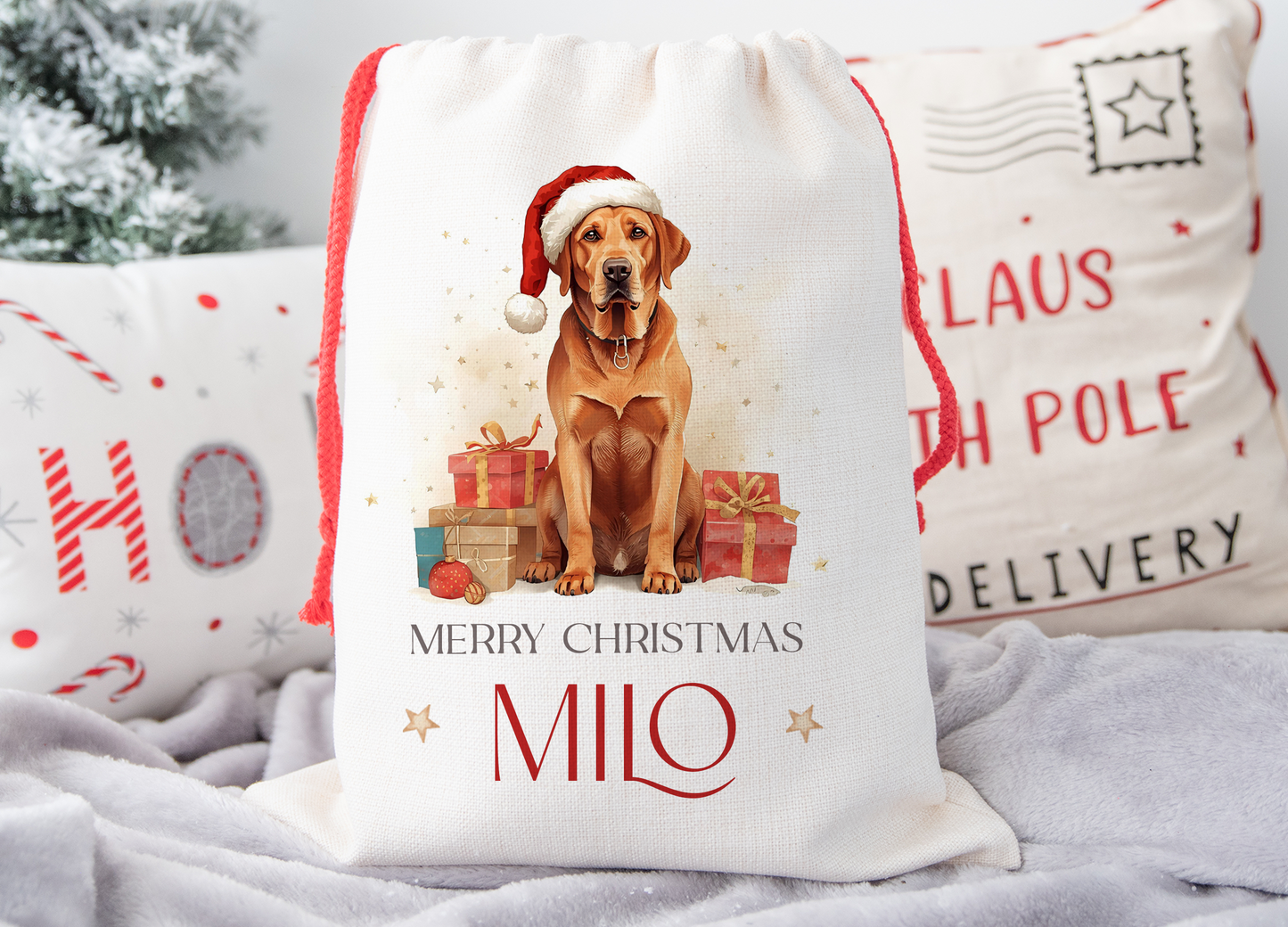 Labrador Christmas Sack